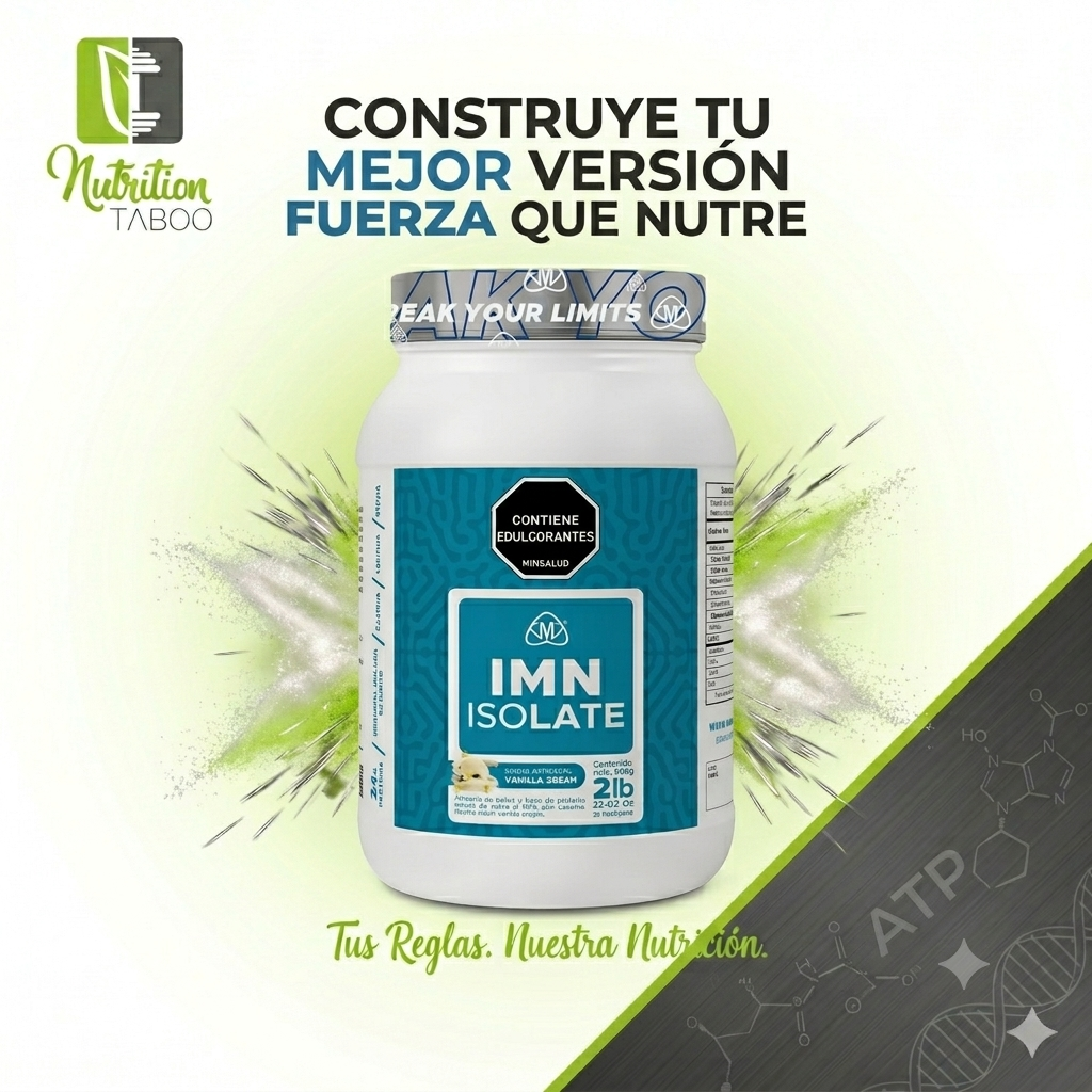IMN Isolate 2lbs (908g) | 30 Porciones | Vainilla