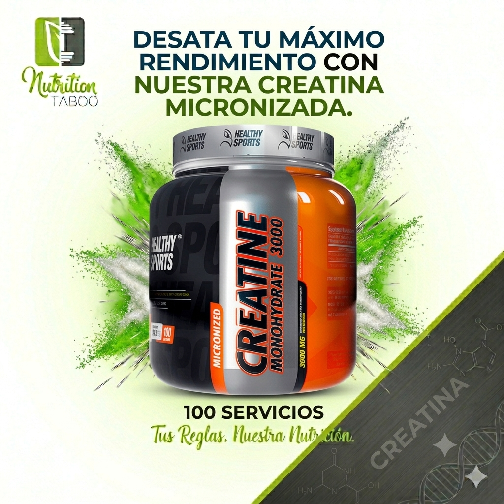 Creatine Monohydrate Healthy Sports 100serv